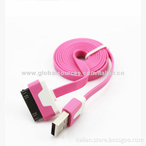 USB to 30-pin Cable with 5V Power Output and USB Jack, OEM/ODM Orders Accepted